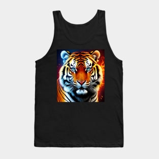 Fire and Ice Tiger Tank Top